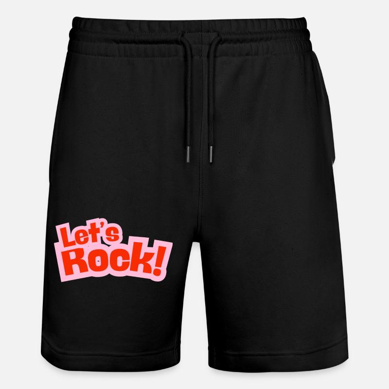 Let's Rock - Stanley/Stella Unisex Bio Joggingshorts Trainer  - Schwarz