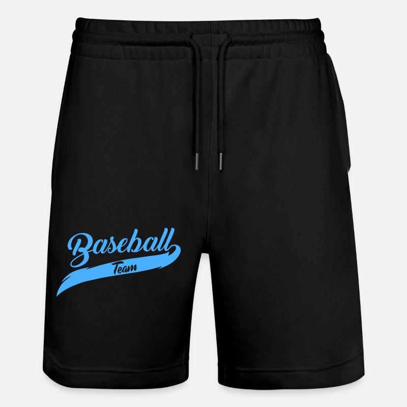 baseball team - Stanley/Stella Unisex Bio Joggingshorts Trainer  - Schwarz