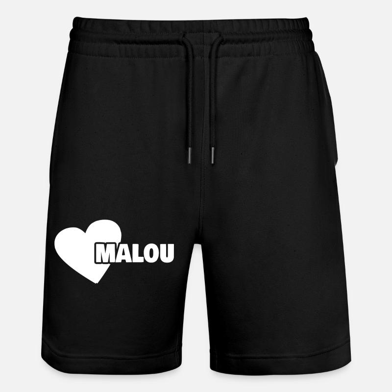 Malou - Short de jogging bio TRAINER Stanley/Stella unisexe - noir