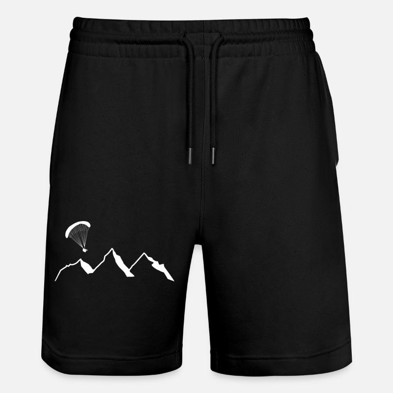 Gleitschirm - Stanley/Stella Unisex Bio Joggingshorts Trainer  - Schwarz