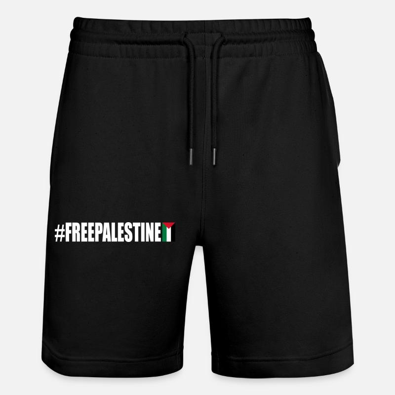 Free palestine - Short de jogging bio TRAINER Stanley/Stella unisexe - noir