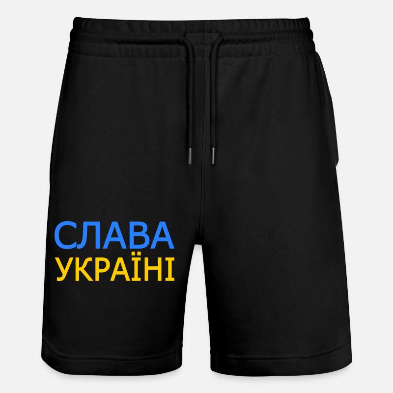 Slava ukraini - Short de jogging bio TRAINER Stanley/Stella unisexe - noir