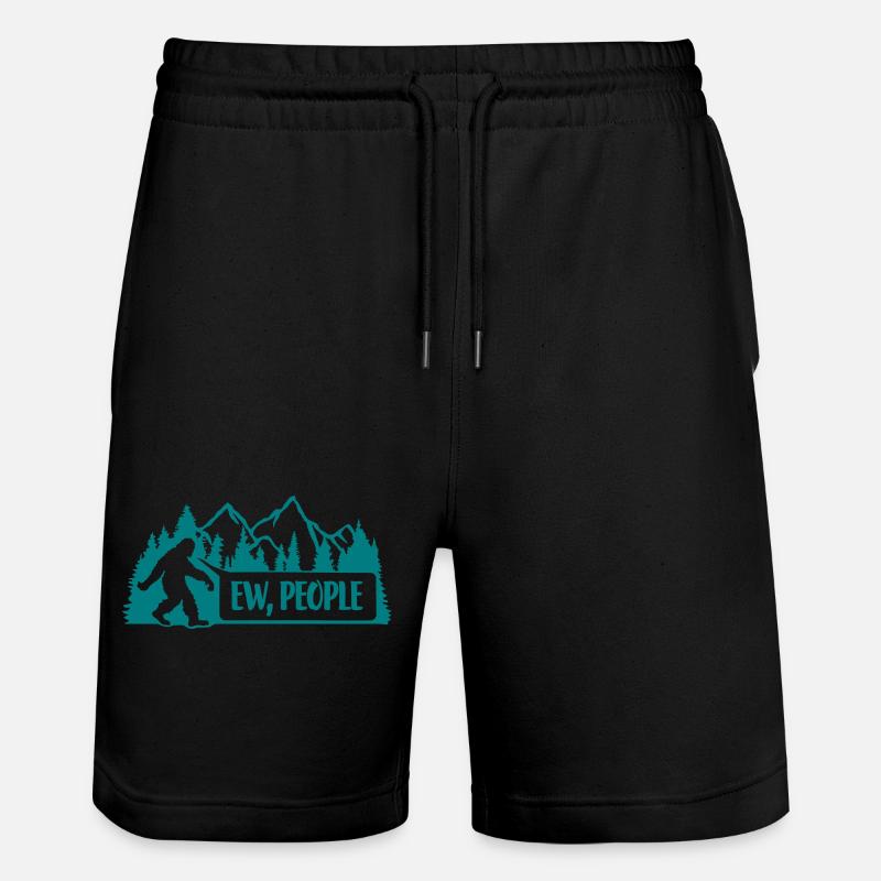 ew people Bigfoot Citation - Short de jogging bio TRAINER Stanley/Stella unisexe - noir