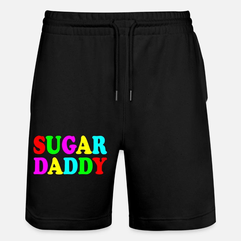 Sugar daddy - Short de jogging bio TRAINER Stanley/Stella unisexe - noir