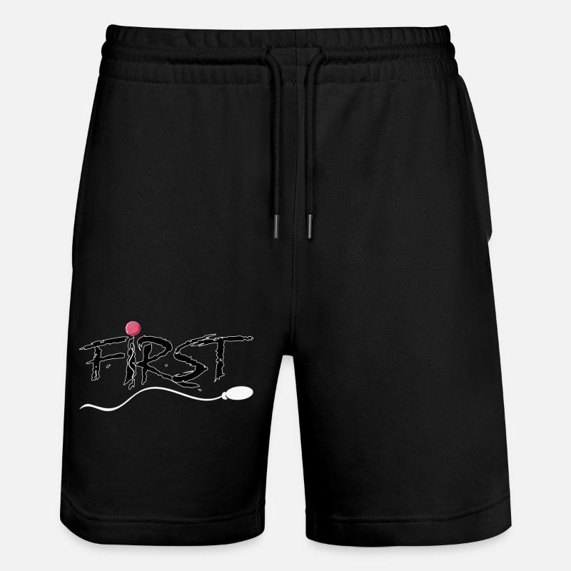 FIRST - Stanley/Stella Unisex Bio Joggingshorts Trainer  - Schwarz