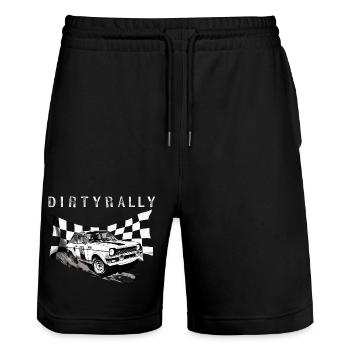 Sale Rallye - Short de jogging bio TRAINER Stanley/Stella unisexe - noir - Devant - Nik (191cm) & Marisol (170cm)