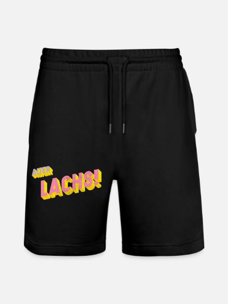 Alter Lachs - Stanley/Stella Unisex Bio Joggingshorts Trainer  - Schwarz