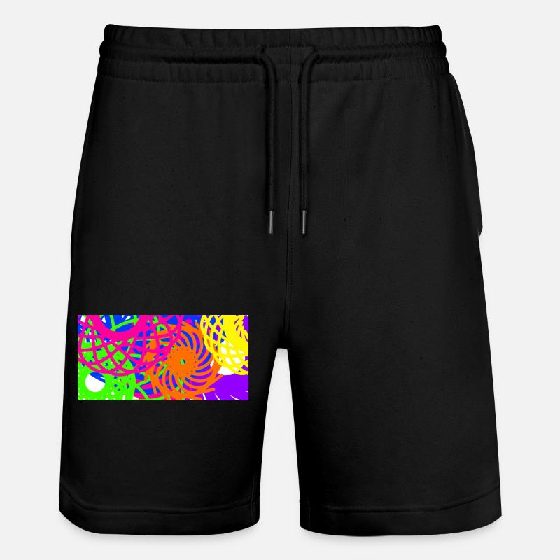 Pattern - Stanley/Stella Trainer Unisex Organic Jogging Shorts - black