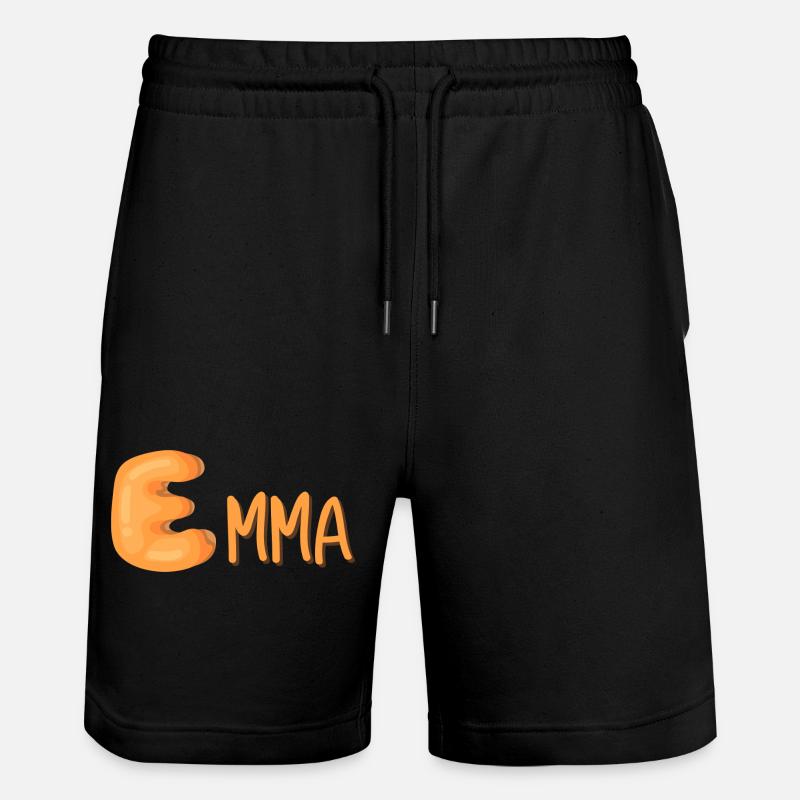 Emma - Stanley/Stella Unisex Bio Joggingshorts Trainer  - Schwarz