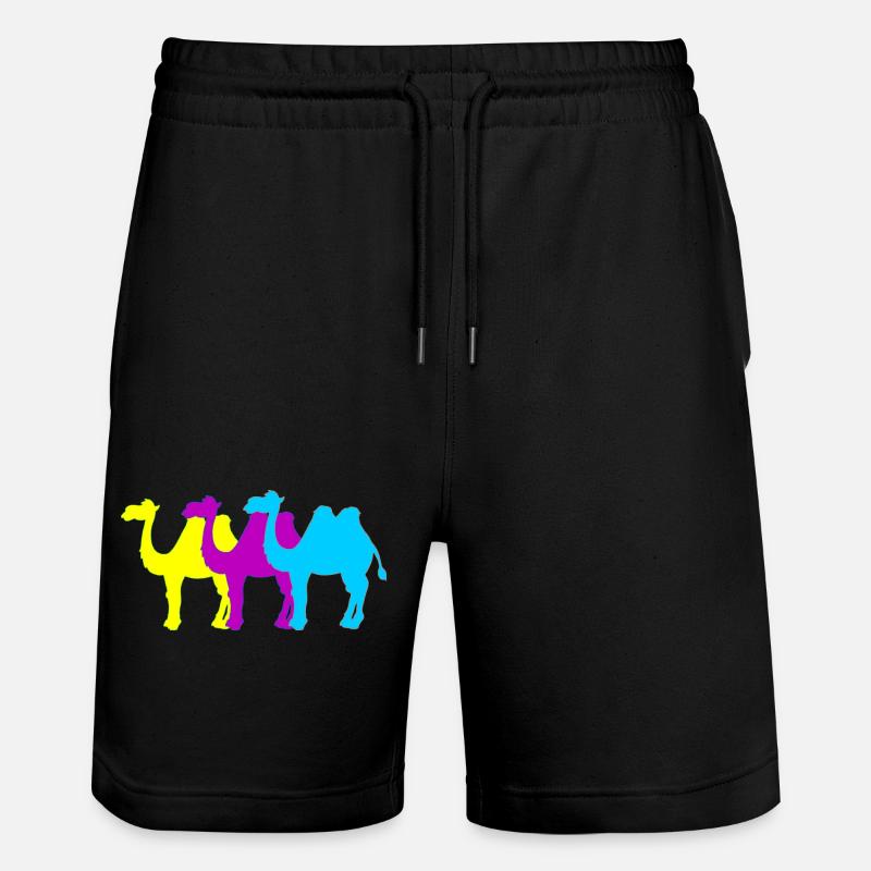 Chameaux - Short de jogging bio TRAINER Stanley/Stella unisexe - noir
