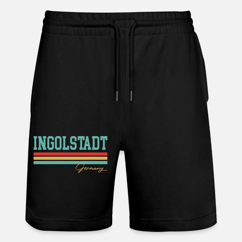 Ingolstadt, Bavière - Short de jogging bio TRAINER Stanley/Stella unisexe - noir