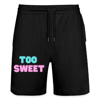 Trop Mignon Mignon Souris Cadeaux Petite Amie Soeur - Short de jogging bio TRAINER Stanley/Stella unisexe - noir - Devant - Nik (191cm) & Marisol (170cm)