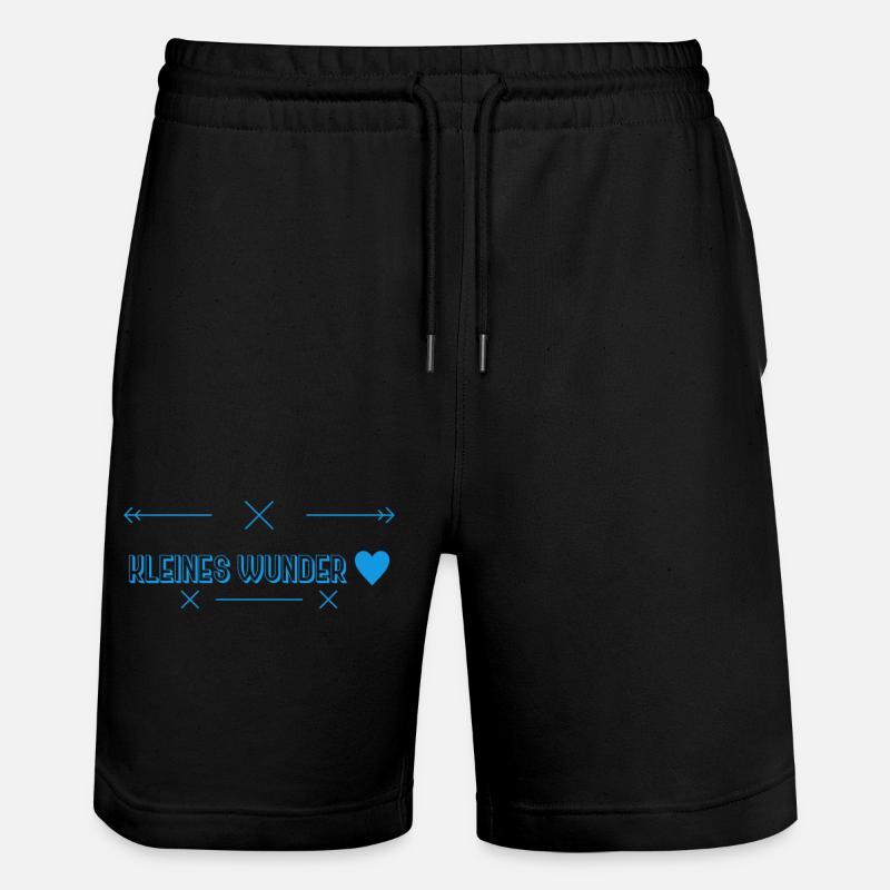 Dictons de bébé - Short de jogging bio TRAINER Stanley/Stella unisexe - noir