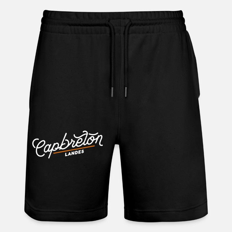 capbreton landes - Short de jogging bio TRAINER Stanley/Stella unisexe - noir