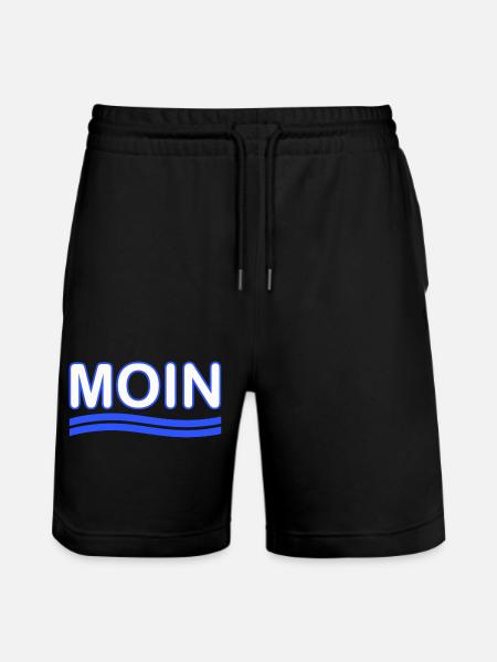 Hello - Stanley/Stella Trainer Unisex Organic Jogging Shorts - black