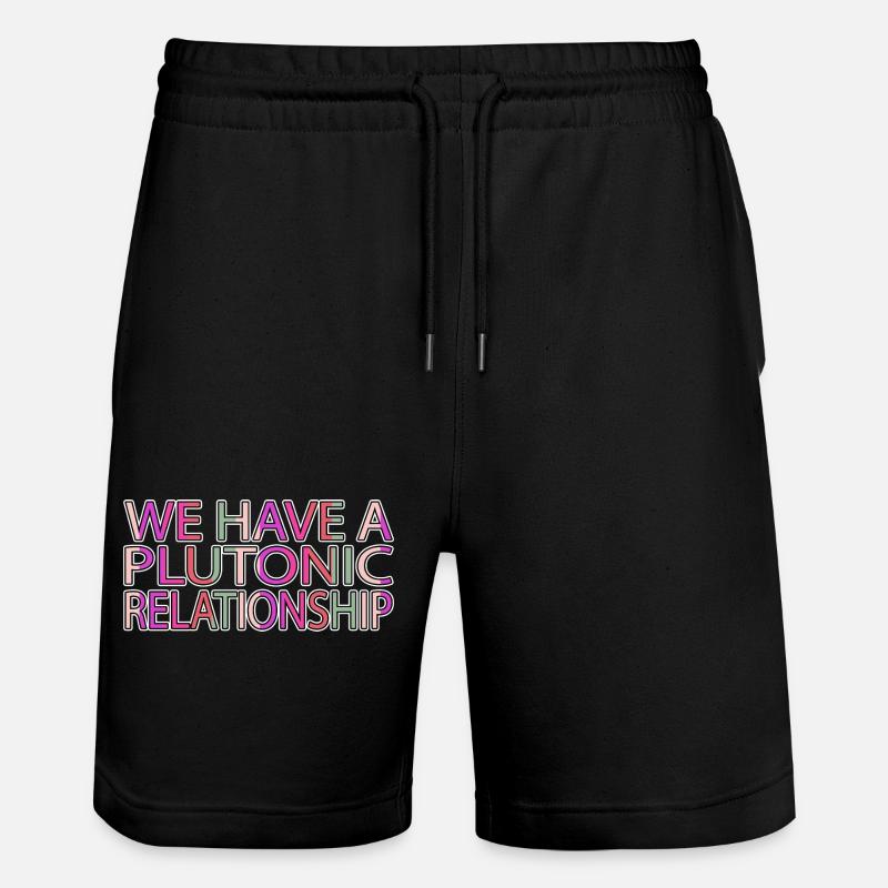 jokes telescopes statement astronomy - Stanley/Stella Trainer Unisex Organic Jogging Shorts - black