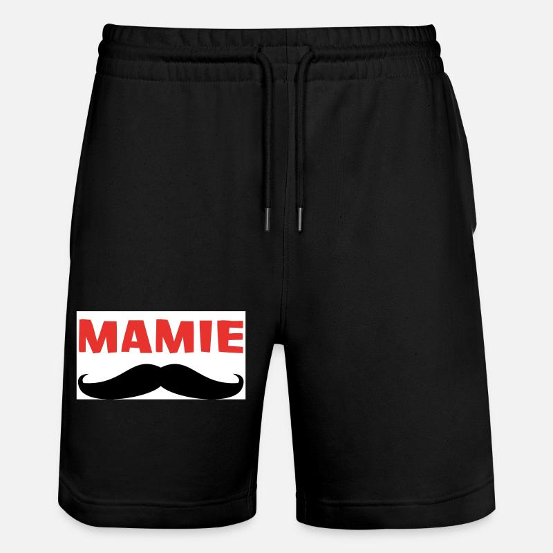 MAMIE - Short de jogging bio TRAINER Stanley/Stella unisexe - noir