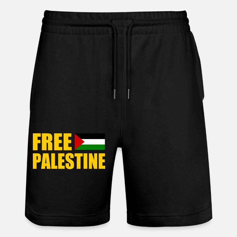 Free palestine - Short de jogging bio TRAINER Stanley/Stella unisexe - noir