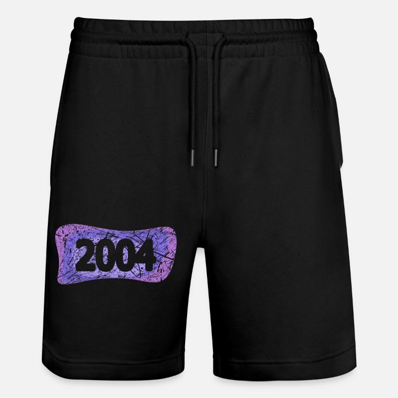 Uni 2004 - Stanley/Stella Unisex Bio Joggingshorts Trainer  - Schwarz