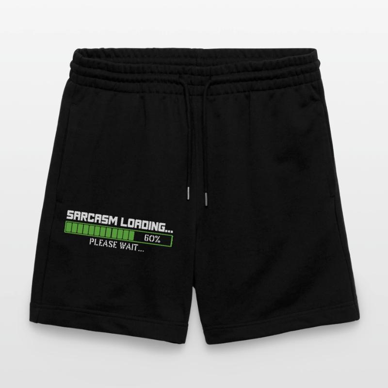 Sarcasm loading please wait Stanley/Stella Trainer Unisex Organic Jogging Shorts