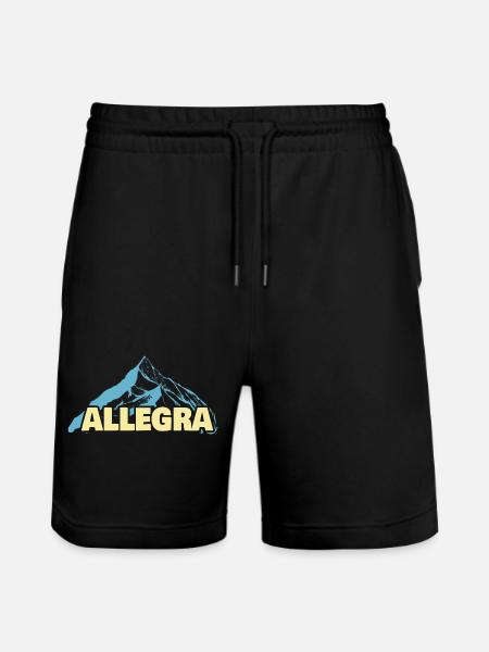 Gift for Allegra - Stanley/Stella Trainer Unisex Organic Jogging Shorts - black