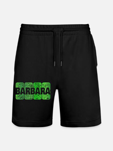 Barbara - Stanley/Stella Unisex Bio Joggingshorts Trainer - Schwarz