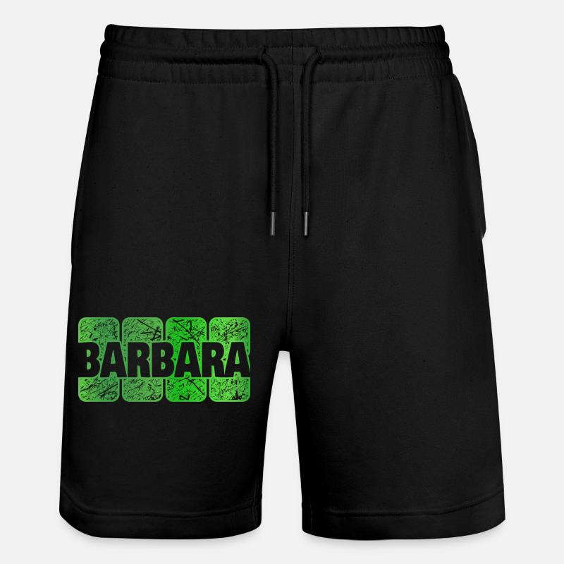 Barbara - Stanley/Stella Unisex Bio Joggingshorts Trainer  - Schwarz