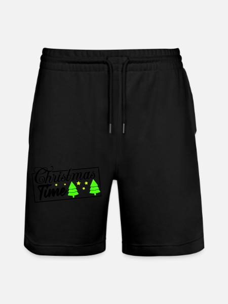 Période de Noël - Short de jogging bio TRAINER Stanley/Stella unisexe - noir