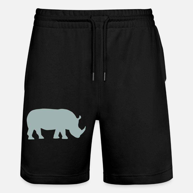 Rhinocéros - Short de jogging bio TRAINER Stanley/Stella unisexe - noir