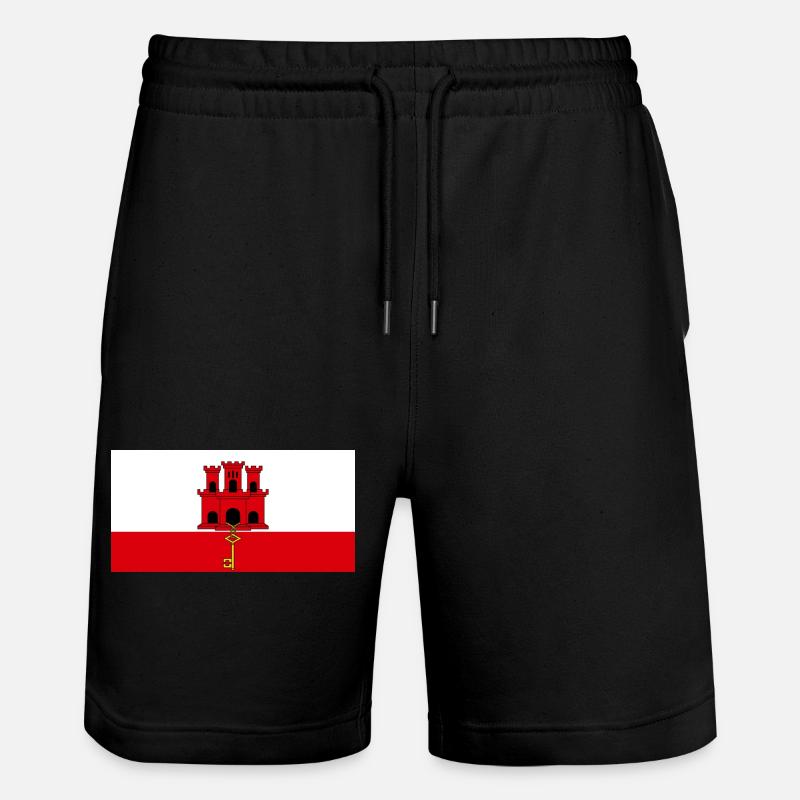 Gibraltar - Short de jogging bio TRAINER Stanley/Stella unisexe - noir