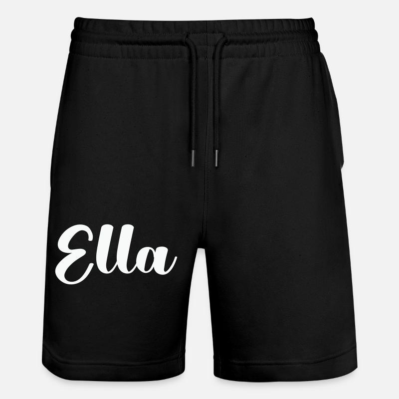 ella name - Stanley/Stella Unisex Bio Joggingshorts Trainer  - Schwarz