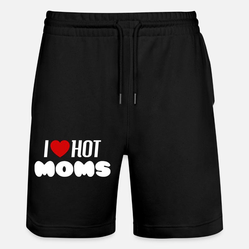 J’adore les mamans sexy - Short de jogging bio TRAINER Stanley/Stella unisexe - noir