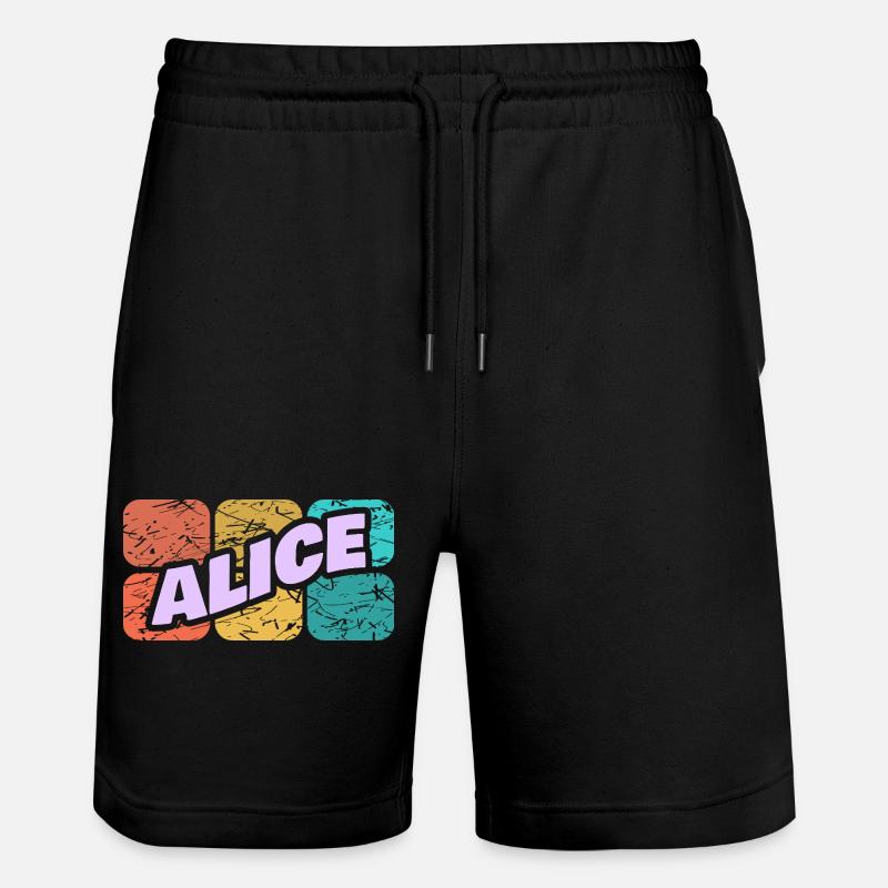 Cadeau pour Alice - Short de jogging bio TRAINER Stanley/Stella unisexe - noir