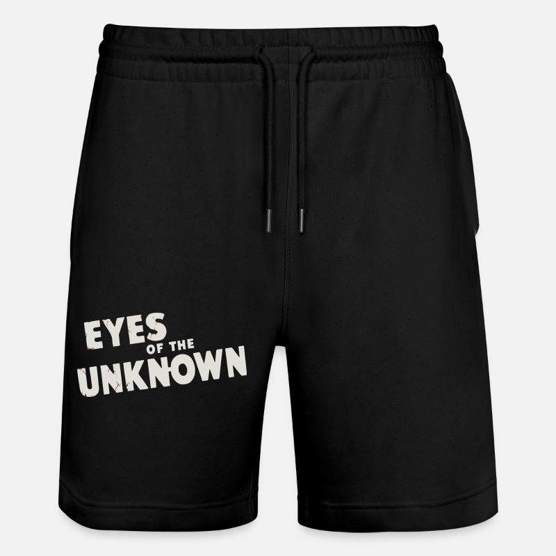 LES YEUX DE L’INCONNU - Short de jogging bio TRAINER Stanley/Stella unisexe - noir