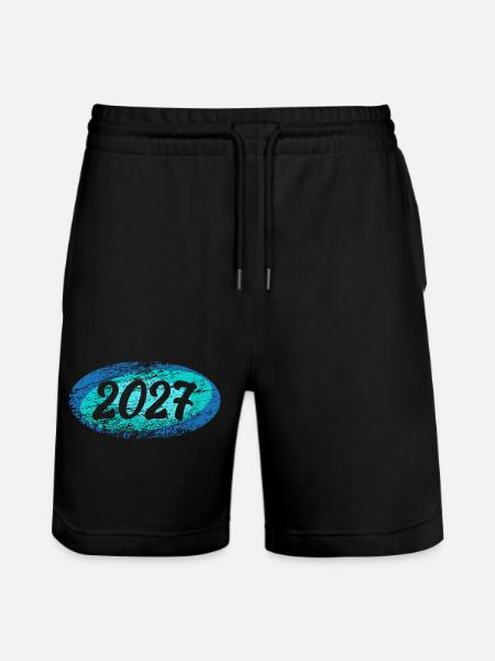 2027 - Stanley/Stella Trainer Unisex Organic Jogging Shorts - black