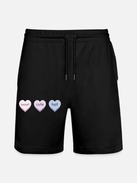 Doux mignon chaud - Short de jogging bio TRAINER Stanley/Stella unisexe - noir