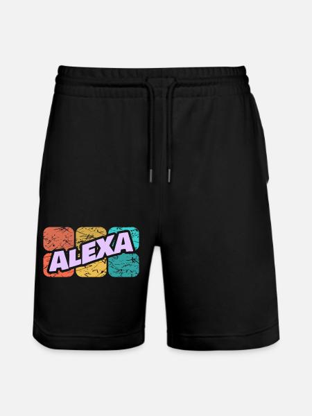 Alexa Alexa - Stanley/Stella Trainer Unisex Organic Jogging Shorts - black