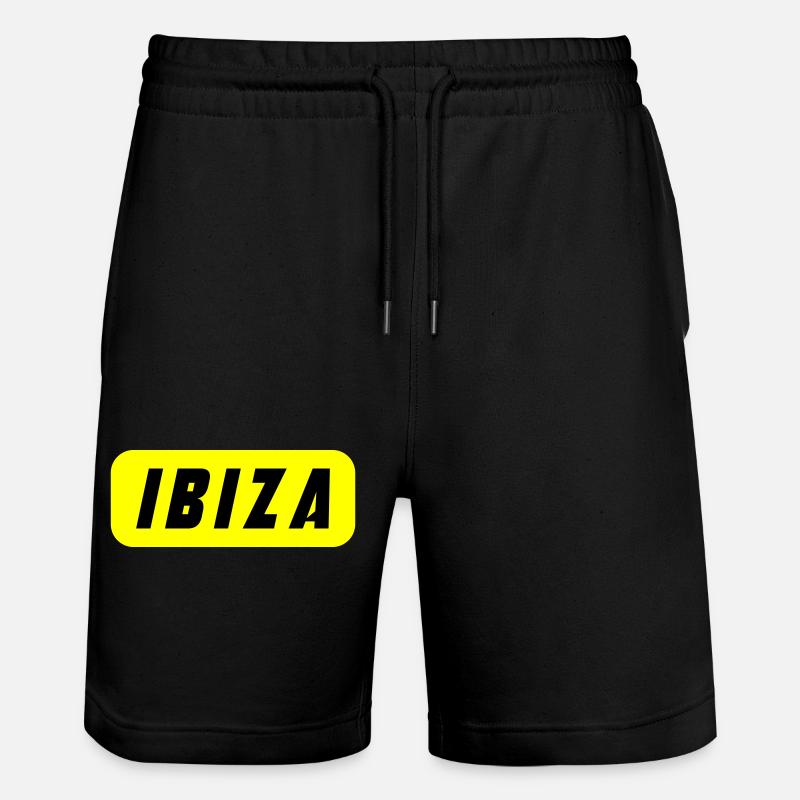 Ibiza Urlaub - Stanley/Stella Unisex Bio Joggingshorts Trainer  - Schwarz