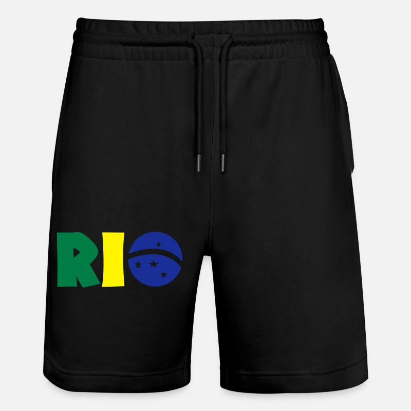 Rio - Short de jogging bio TRAINER Stanley/Stella unisexe - noir