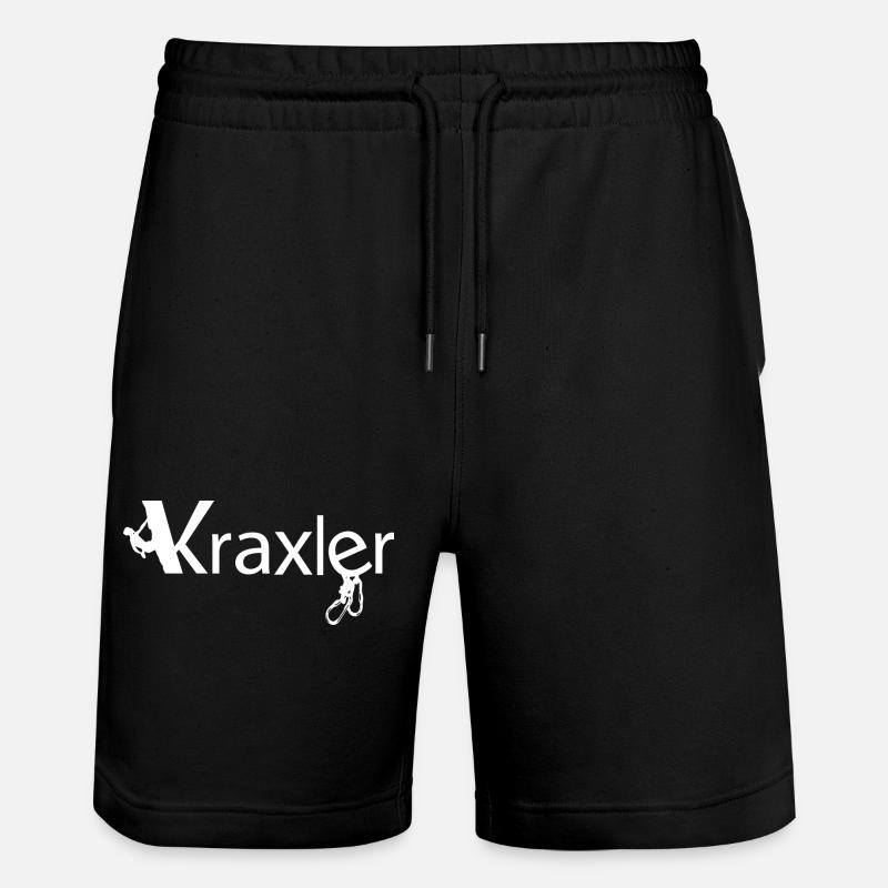 Kraxler, the Tyrolean climber - Stanley/Stella Trainer Unisex Organic Jogging Shorts - black