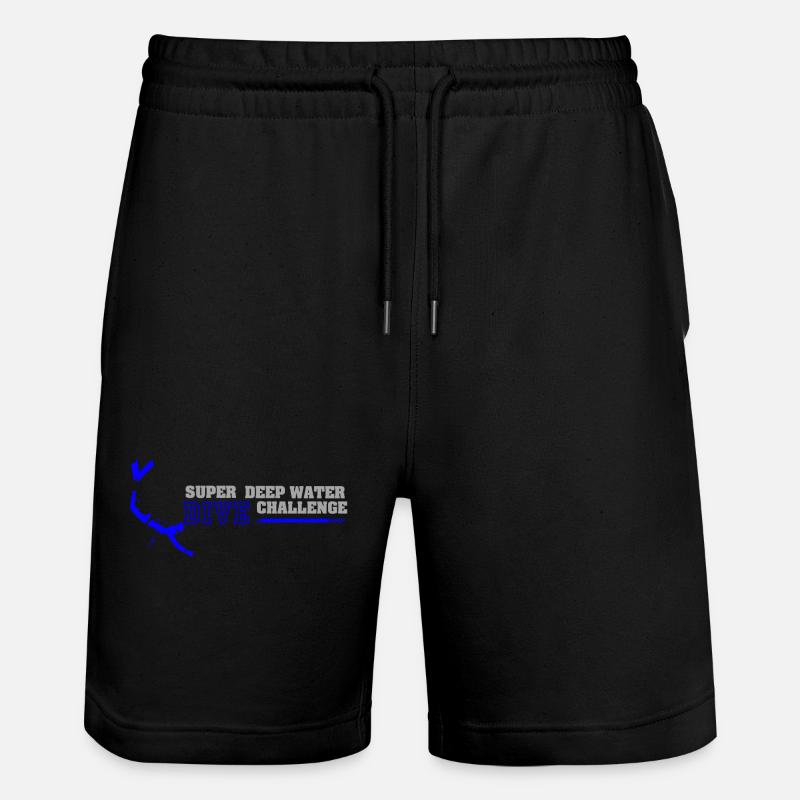 Plongée - Logo - Short de jogging bio TRAINER Stanley/Stella unisexe - noir