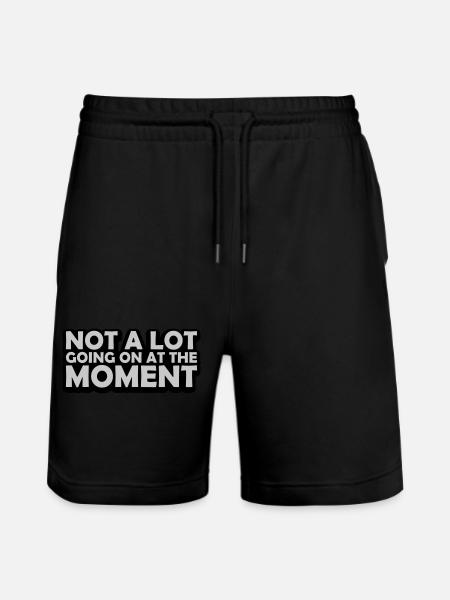 Not much going on - Stanley/Stella Trainer Unisex Organic Jogging Shorts - black