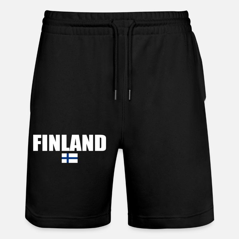Finlande - Short de jogging bio TRAINER Stanley/Stella unisexe - noir