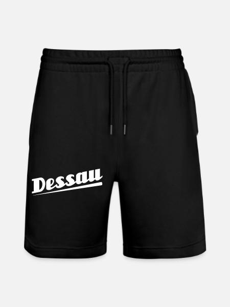 Dessau - Textdesign mit Stadtnamen - Stanley/Stella Unisex Bio Joggingshorts Trainer  - Schwarz