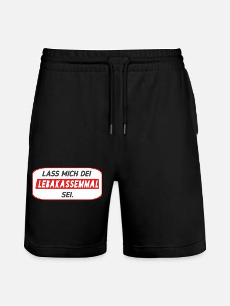 Lebakas - Bayern - Stanley/Stella Unisex Bio Joggingshorts Trainer  - Schwarz