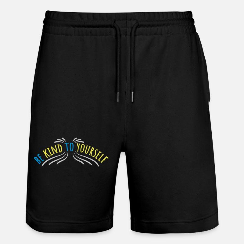 soyez gentil avec vous-même - Short de jogging bio TRAINER Stanley/Stella unisexe - noir