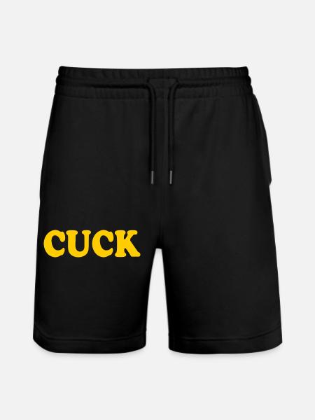Cuck - Stanley/Stella Trainer Unisex Organic Jogging Shorts - black