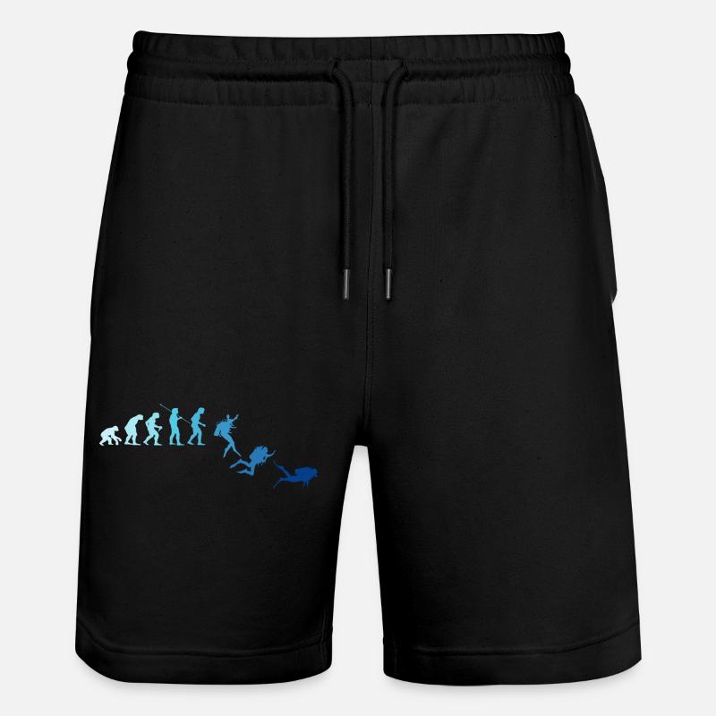 Plongée sous-marine Diver Evolution - Short de jogging bio TRAINER Stanley/Stella unisexe - noir