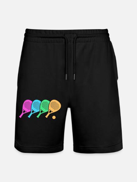 Padel Padel Tennis Padel Balle PADEL TENNIS ÉTÉ - Short de jogging bio TRAINER Stanley/Stella unisexe - noir