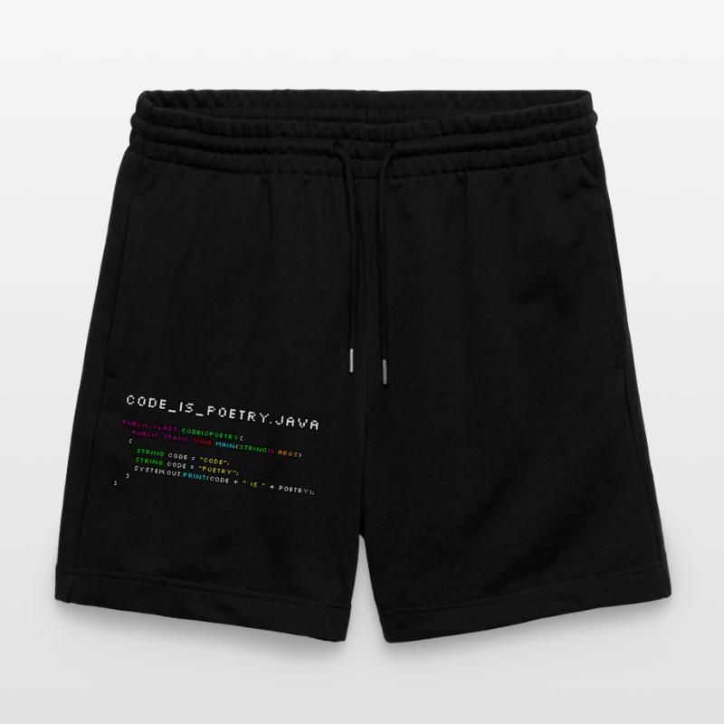 Code ist poetry.java Stanley/Stella Unisex Bio Joggingshorts Trainer 